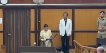 Grace Mary Kharpuri (Nongshken) of NPP swears-in on Thursday