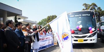 CM Conrad K Sangma flags off Health Shuttle service vans on Thursday (CMO_Meghalaya/X)