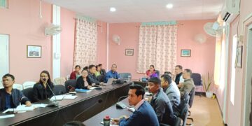 A review meeting on on routine immunization coverage in Ampati
