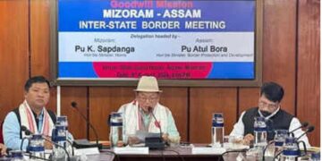 Official-level talks on Mizoram-Assam boundary dispute likely in March