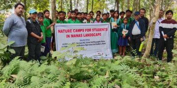 Aaranyak recently hosted two nature camps for students in Assam