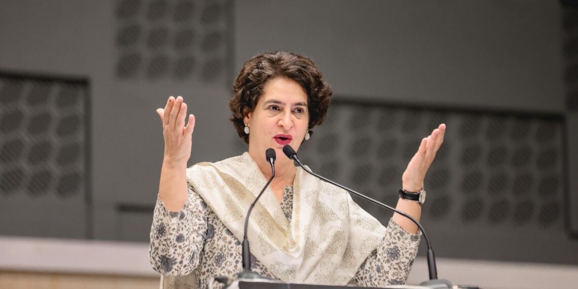 Congress leader Priyanka Gandhi (Anand_Journ/X)