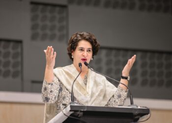 Congress leader Priyanka Gandhi (Anand_Journ/X)