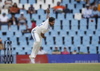 Mumbai player Shardul Thakur during a match against Meghalaya in Ranji Trophy