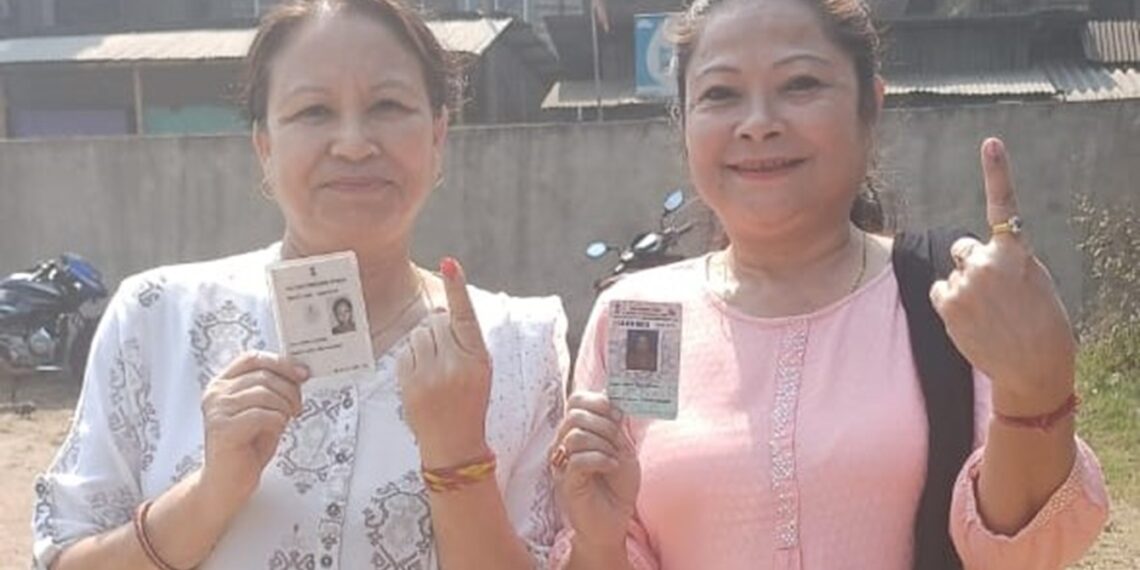 Voters in the Jirang constituency on Friday