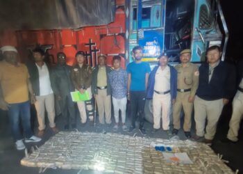 Tripura police intercepted a truck carrying 9,24,000 yaba tablets (DrManikSaha2/X)