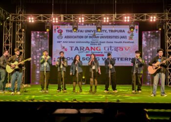 GCU students sweep 3 gold medals at North East Zonal Youth Festival