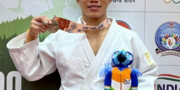 Arunachal Pradesh’s Kamdon Boi wins Bronze in Judo at National Games 2025