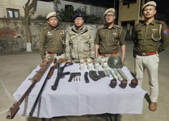 Manipur: Imphal West residents voluntarily surrender large cache of weapons