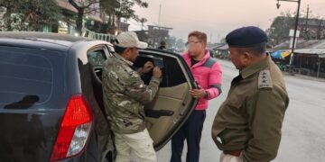 Manipur police intensifies drive against shops selling tinted car films
