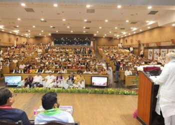 The Akhil Bharatiya Vidyarthi Parishad (ABVP) Youth Parliament held at New Delhi (AmitShah/X)