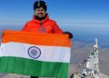 Tripura's Aritra Roy, a seasoned mountaineer and environmental advocate, has embarked on a groundbreaking journey to conquer Mount Everest (PIBAgartala/X)
