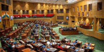 The Arunachal Pradesh Assembly introduced four key bills on Thursday (ChownaMeinBJP/X)