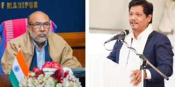 Biren Singh and Conrad K Sangma