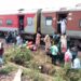 Seven passengers were injured on Sunday when the SMVT Bengaluru-Kamakhya AC Express derailed in Odisha (bisoyisujit87/X)