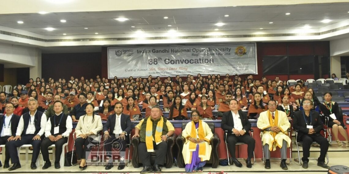 38th Convocation of the Indira Gandhi National Open University (IGNOU) at Kohima Centre