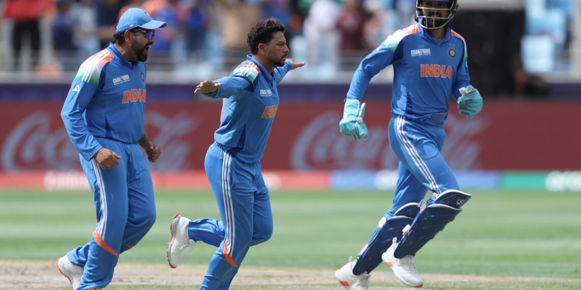India win the Champions Trophy against New Zealand (AmitShah/X)