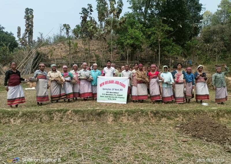 Meghalaya: New job cards issued to beneficiaries in Belbari village under MGNREGA