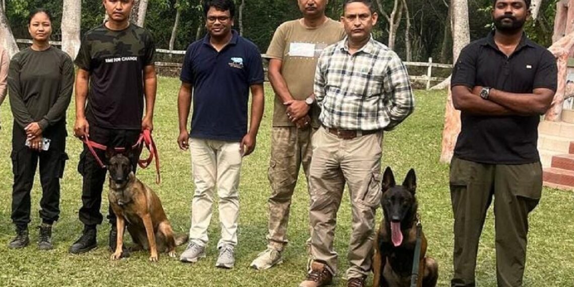 K9 sniffer dogs Laokhowa-Burhachapori Wildlife Sanctuary