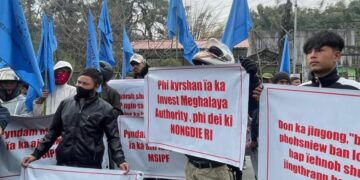 Khasi Students’ Union (KSU) rallied against the proposed Meghalaya State Investment Promotion & Facilitation Act, 2024 (MSIPF) (khasistudentsunion/Instagram)