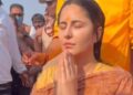 Bollywood actress Katrina Kaif at Maha Kumbh