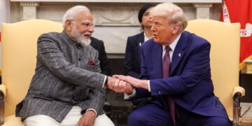 Indian PM Narendra Modi with US President Donald Trump (narendramodi/X)