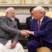 Indian PM Narendra Modi with US President Donald Trump (narendramodi/X)