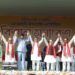BJP national president J.P. Nadda on Sunday celebrated the second anniversary of the BJP 2.0 government in Tripura (DrManikSaha2/X)