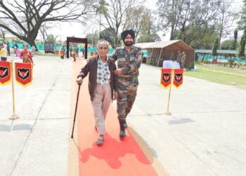 The Assam Rifles, India’s oldest paramilitary force, celebrated Veterans Day, in Shillong