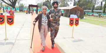 The Assam Rifles, India’s oldest paramilitary force, celebrated Veterans Day, in Shillong