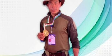 Arunachal Pradesh’s Matton Pansa bags Gold at All India Police Duty Meet Shooting Competition 2025