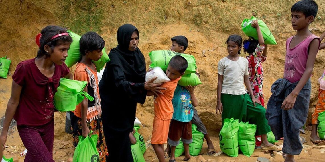 A file photo of Rohingya refugees in overcrowded camps in Bangladesh (trtworld/X)