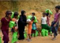 A file photo of Rohingya refugees in overcrowded camps in Bangladesh (trtworld/X)