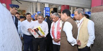 Minister of State for Railways V. Somanna visited the Guwahati railway station (VSOMMANA_BJP/X)