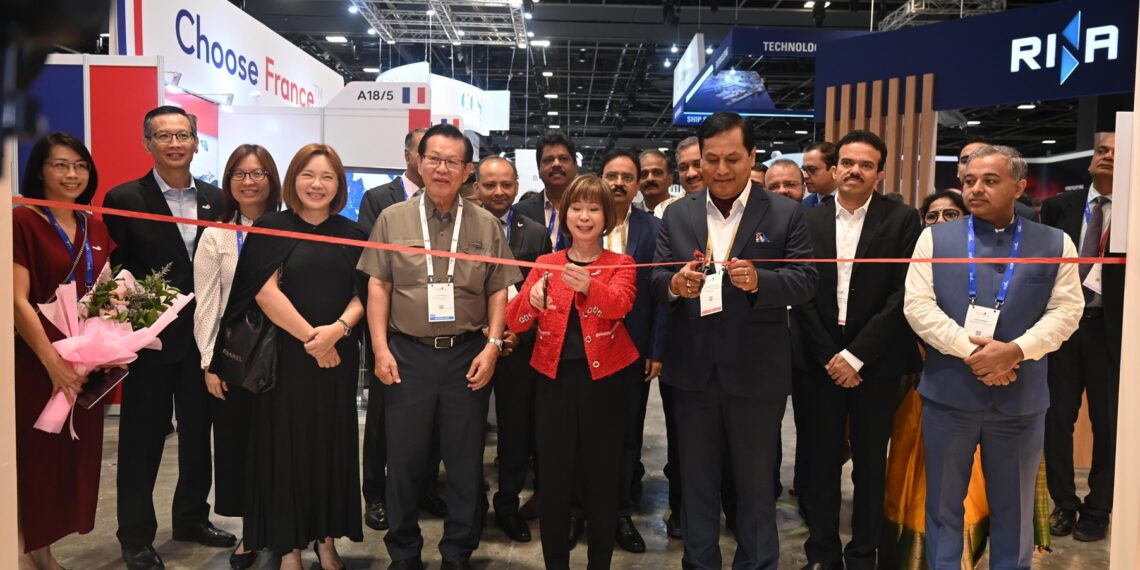 Union minister Sabananda Sonowal inaugurated the ‘India Pavilion’ and the IRClass Pavilion at Singapore Maritime Week