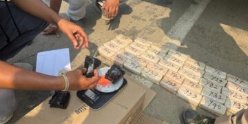 Assam Police arrested two individuals on Sunday and seized yaba tablets worth approximately Rs. 24 crore (himantabiswa/X)