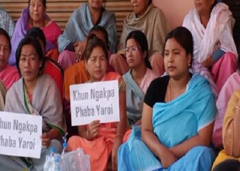 Manipur: Meitei women stage protest, urge HM Amit Shah to restore peace
