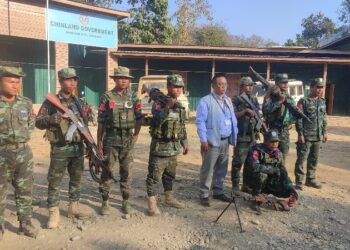 MNF Rajya Sabha MP K Vanlalhvena met Chin National Front rebels in Myanmar’s Chin State on Feb 27