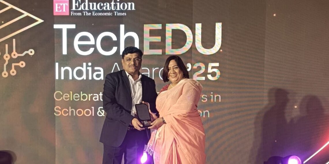 The down town school Guwahati wins silver at TechEDU India Awards 2025