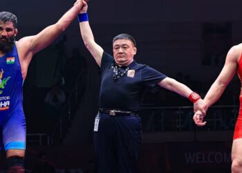 Indian wrestler Sunil Kumar wins bronze at Asian Wrestling Championships 2025
