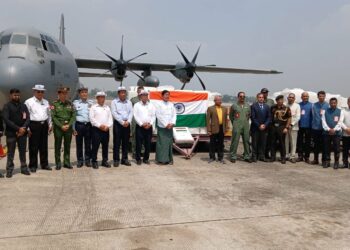 Operation Brahma: India hands over relief material to quake-hit Myanmar