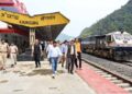 Manipur: NFR general manager inspects Jiribam-Imphal railway line project