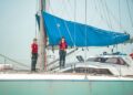 A 12-member all-women tri-service crew embarked on a 55-day ocean sailing expedition to Seychelles (HQ_IDS_India/X)