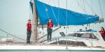 A 12-member all-women tri-service crew embarked on a 55-day ocean sailing expedition to Seychelles (HQ_IDS_India/X)