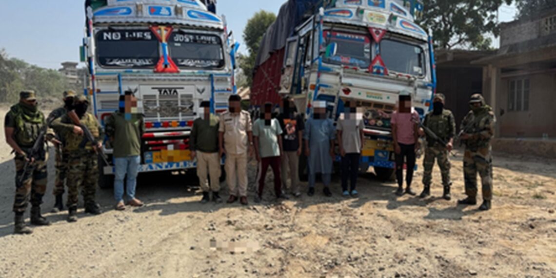 68 tonnes of smuggled areca nuts worth Rs 5.87 crore seized in Manipur