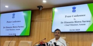 Assam CM Himanta Biswa Sarma during a press conference on Thursday (himantabiswa/X)