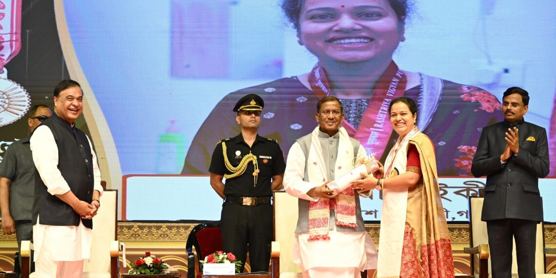 Assam Governor Lakshman Prasad Acharya presented the state’s highest civilian awards for 2024