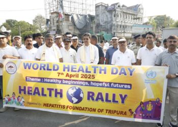 World Health Day 2025 rally in Tripura