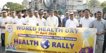 World Health Day 2025 rally in Tripura