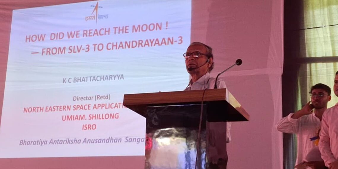 ISRO scientist Dr. Kumud Ch. Bhattacharya, the Founder Director of NESAC